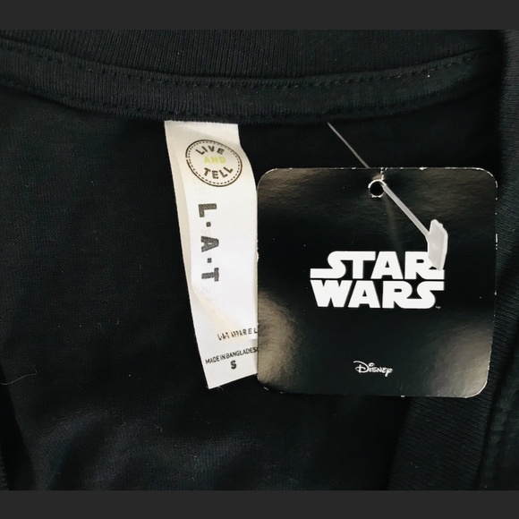 Star Wars: Don't Call Me Princess Leila v-neck t-shirt black size small - Picture 4 of 6